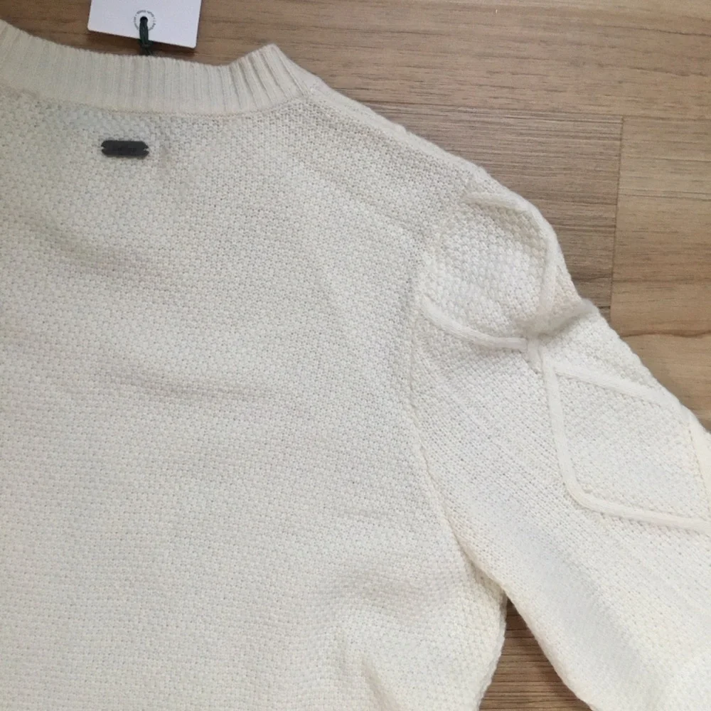 NWT Barbour Burne Long Sleeve Wool Blend Sweater Knit Dress - Picture 12 of 16